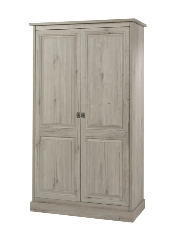 Meubar - Kleerkast Kent - K2 - K540 - Millenium oak light - 122x213x61cm | Belga Meubelen Fashion