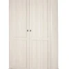 Meubar - Kleerkast York - K2 - K467 - Lariks/Kristal eik licht bruin - 122x213x61cm | Belga Meubelen Fashion