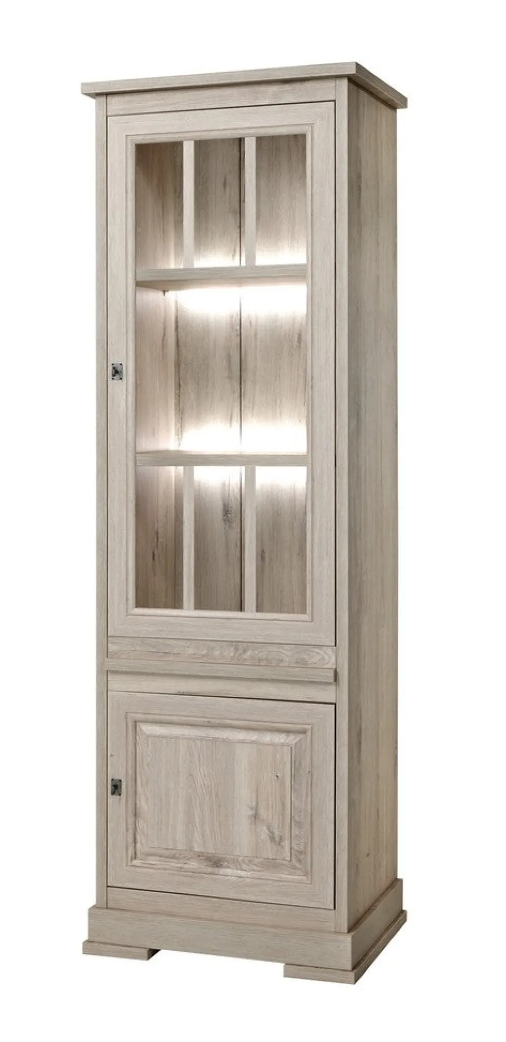 meubar__kolomkast__kent___0.webp Meubar - Kolomkast Kent - KV6R - K540 - Millenium oak light - 684x211x50cm | Belga Meubelen Outlet