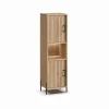 Meubar - Kolomkast Moderna - KB6L - K545 - Millenium Eik - 59x200x49cm | Belga Meubelen Fashion