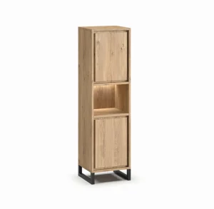 Meubar - Kolomkast Natural - KB1R - K545 - Millenium Eik - 56x202x49cm | Belga Meubelen Discount