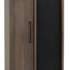 Meubar - Kolomkast Trentino - KB6L - K677 - Golden oak/Matt black - 875x167x50cm | Belga Meubelen Hot