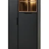 Meubar - Kolomkast Veneto - KB6R - K717 - Elegant black/Old teak - 192x192x50cm | Belga Meubelen Sale