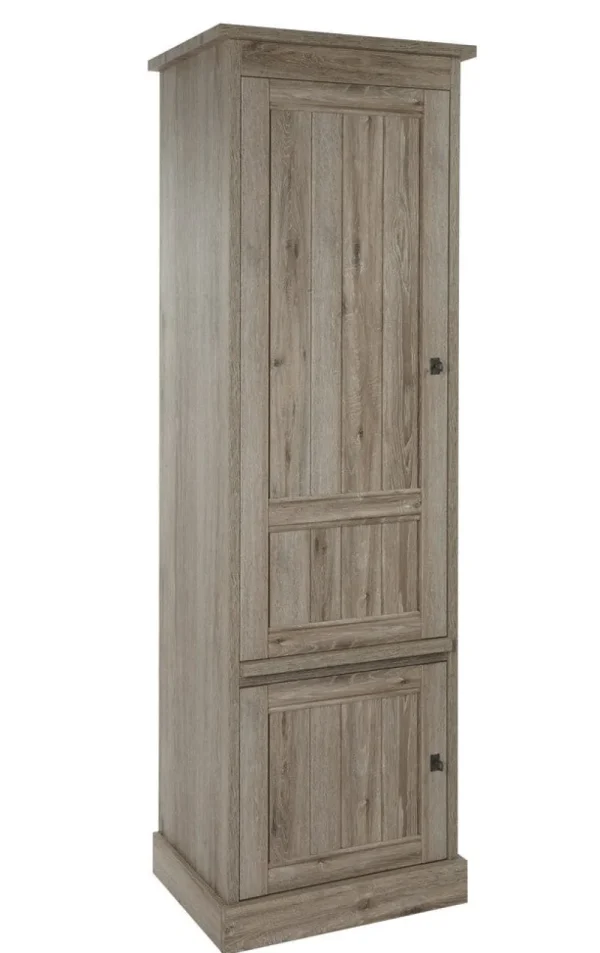 Meubar - Kolomkast York - KB1R - K550 - Crystal oak light - 670x212x50cm | Belga Meubelen Outlet
