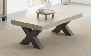 Meubar - Salontafel Jan of Tomba - T13XL80-K555-K495 - Oude eik - 135x43x68cm | Belga Meubelen Fashion