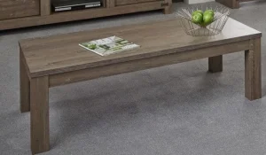 Meubar - Salontafel Mali of Papillon - T13T-K535-K535 - Millenium Eik Donker Bruin - 135x43x68cm | Belga Meubelen Best