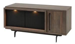 Meubar - TV-meubel Trentino - TV6 - K677 - Golden oak/Matt black - 131x63x50cm | Belga Meubelen Hot