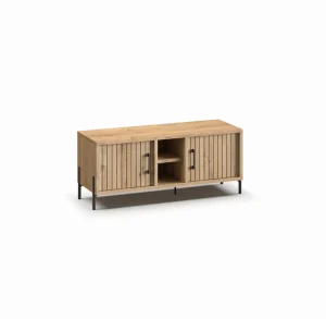 Meubar - TV-Meubel Moderna - LB9 - K545 - Millenium Eik - 140x58x49cm | Belga Meubelen Sale