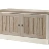 Meubar - Tv-Meubelen York - TV1 - K499 - Lariks/Kristal eik licht bruin - 122x66x50cm | Belga Meubelen Fashion