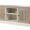 Meubar - Tv-Meubelen York - TV2 - K499 - Lariks/Kristal eik licht bruin - 172x66x50cm | Belga Meubelen Best