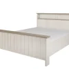 Meubar - Tweepersoonsbed hoog York - LB180HK-2M00 - K467 - Lariks/Kristal eik licht bruin - 180x104x200cm | Belga Meubelen Discount
