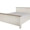 Meubar - Tweepersoonsbed laag York - LB180LK-2M00 - K467 - Lariks/Kristal eik licht bruin - 180x89x200cm | Belga Meubelen Outlet
