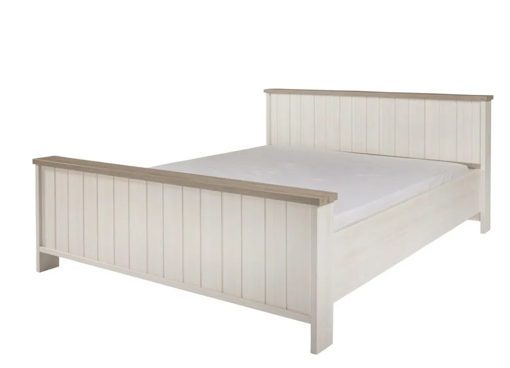 meubar__tweepersoonsbed_l_0-2.webp Meubar - Tweepersoonsbed laag York - LB140LK-2M00 - K467 - Lariks/Kristal eik licht bruin - 140x89x200cm | Belga Meubelen Best