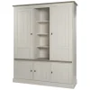 Meubar - Wandkast York - WB3 - K467 - Lariks/Kristal eik licht bruin - 172x212x50cm | Belga Meubelen Sale