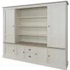 Meubar - Wandkast York - WB1 - K467 - Lariks/Kristal eik licht bruin - 259x212x50cm | Belga Meubelen Best
