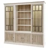 Meubar - Wandkast York - WV2 - K499 - Lariks/Kristal eik licht bruin - 215x212x50cm | Belga Meubelen Online