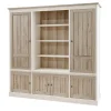 Meubar - Wandkast York - WB2 - K499 - Lariks/Kristal eik licht bruin - 215x212x50cm | Belga Meubelen Discount