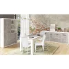 MLM - Eetkamer Oostende - 3-delige set - Hoogglans - Wit/Beton | Belga Meubelen Discount