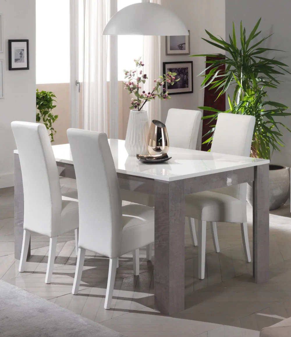 mlm__eettafel_greta__hoog_0-1.webp MLM - Eettafel Greta - Hoogglans - Beton/Wit - 160x77x90cm | Belga Meubelen Clearance