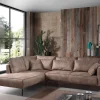MLM - Hoeksalon Kobe - Links - Stof - Bruin - 222x92x272cm | Belga Meubelen Hot