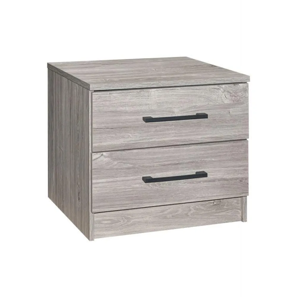 nachtkast_malli__grijze_e_0.webp Nachtkast Malli - Grijze Eik - 45x40x40cm | Belga Meubelen Outlet