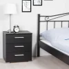 NACHTTAFEL Elora 3 (ZWART) | Belga Meubelen Sale