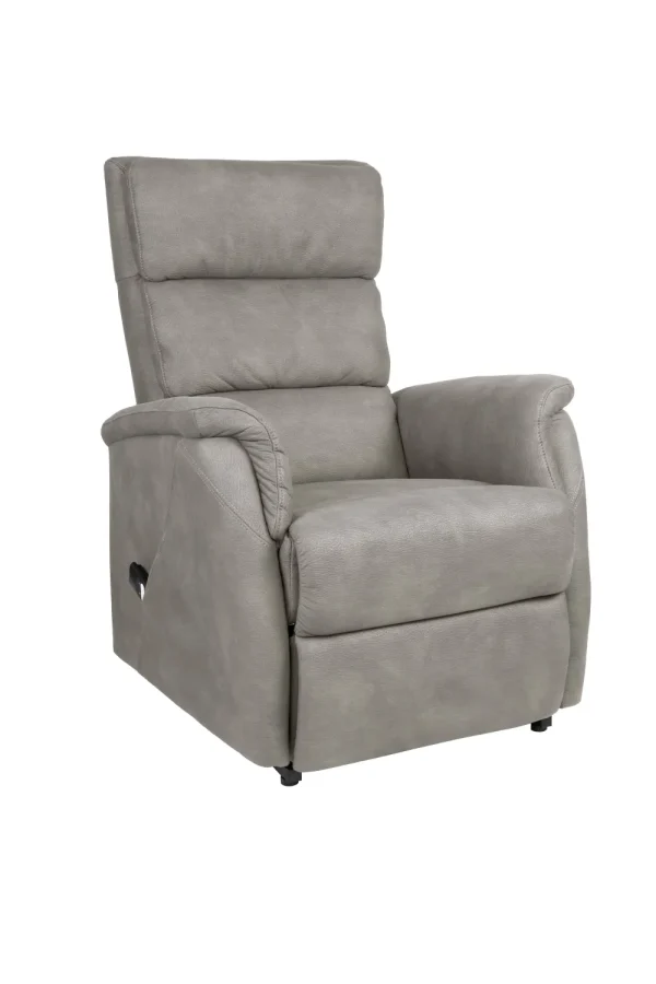 ORN - Elektrische relax Bardi - Stof - Grijs - Twee motoren - 75x116x55cm | Belga Meubelen Clearance