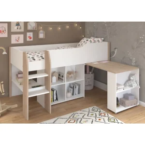 PST - Hoogslaper Finland - Wit/Eik - 209x183x118cm | Belga Meubelen Hot