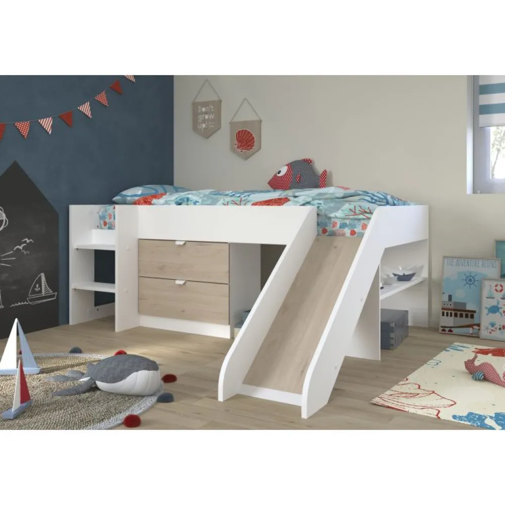 pst__hoogslaper_tobo__wit_0.webp PST - Hoogslaper Tobo - Wit/Eik - 204x78x184cm | Belga Meubelen Outlet