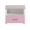 PST - Nachtkastje Biotiful - Wit/Roze - 48x42x33cm | Belga Meubelen New