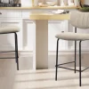 Rousseau - Barstoel Antura Stof Bruin - 97x46x53 cm | Belga Meubelen Hot
