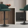 Rousseau - Barstoel Arda Boucle - Groen - 86x49x46 cm | Belga Meubelen Online