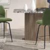 Rousseau - Barstoel Lara - Stof Groen - 103x48x56 cm | Belga Meubelen Fashion