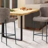 Rousseau - Barstoel Lisa Boucle - Zand - 96.5x51.5x56 cm | Belga Meubelen Sale