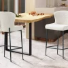 Rousseau - Barstoel Lisa Boucle - Ecru - 96.5x51.5x56 cm | Belga Meubelen Hot