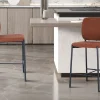 Rousseau - Barstoel Sophia Stof Roest - 99x45x55.5 cm | Belga Meubelen Best