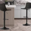 Rousseau - Barstoel Trevi PU Zwart - 88x41x47 cm | Belga Meubelen Clearance