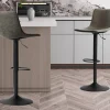 Rousseau - Barstoel Trevi PU Grijs - 88x41x47 cm | Belga Meubelen Best