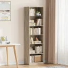 Rousseau - Boekenkast Space 5 legplanken Sonoma - 195x55x36 cm | Belga Meubelen New