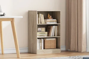 Rousseau - Boekenkast Space 2 legplanken Sonoma - 84x55x36 cm | Belga Meubelen Hot