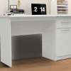 Rousseau - Bureau Milou 1 lade 1 deur Wit - 75x121x60 cm | Belga Meubelen Hot