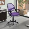 Rousseau - Bureaustoel Hippa Mesh Paars - 86x58x53 cm | Belga Meubelen Best