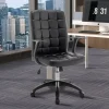 Rousseau - Bureaustoel Luka Zwart - 96x58x59 cm | Belga Meubelen Fashion