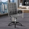 Rousseau - Bureaustoel Luka Grijs - 96x58x59 cm | Belga Meubelen Outlet