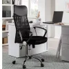 Rousseau - Bureaustoel Max Mesh Zwart - 109x60x62 cm | Belga Meubelen Clearance
