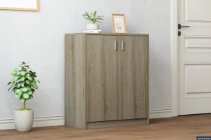 Rousseau - Commode Space 2 deuren Sonoma - 84x72x36 cm | Belga Meubelen Fashion