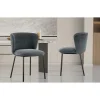 Rousseau - Eetkamerstoel Arthur - Stof - Donkergrijs - 52x76x54cm | Belga Meubelen Clearance