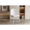 Rousseau - Eetkamerstoel Jasmin - PP/Kunstleder - Wit- 51x81x44cm | Belga Meubelen Discount