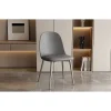 Rousseau - Eetkamerstoel Jasmin - PP/Kunstleder - Grijs - 51x81x44cm | Belga Meubelen Fashion