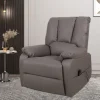 Rousseau - Electrische Relax met lift Osaka PU Taupe - 165x86x94 cm | Belga Meubelen Hot
